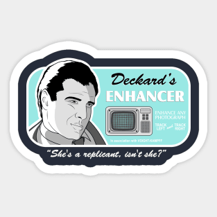 Deckard's Enhancer Sticker